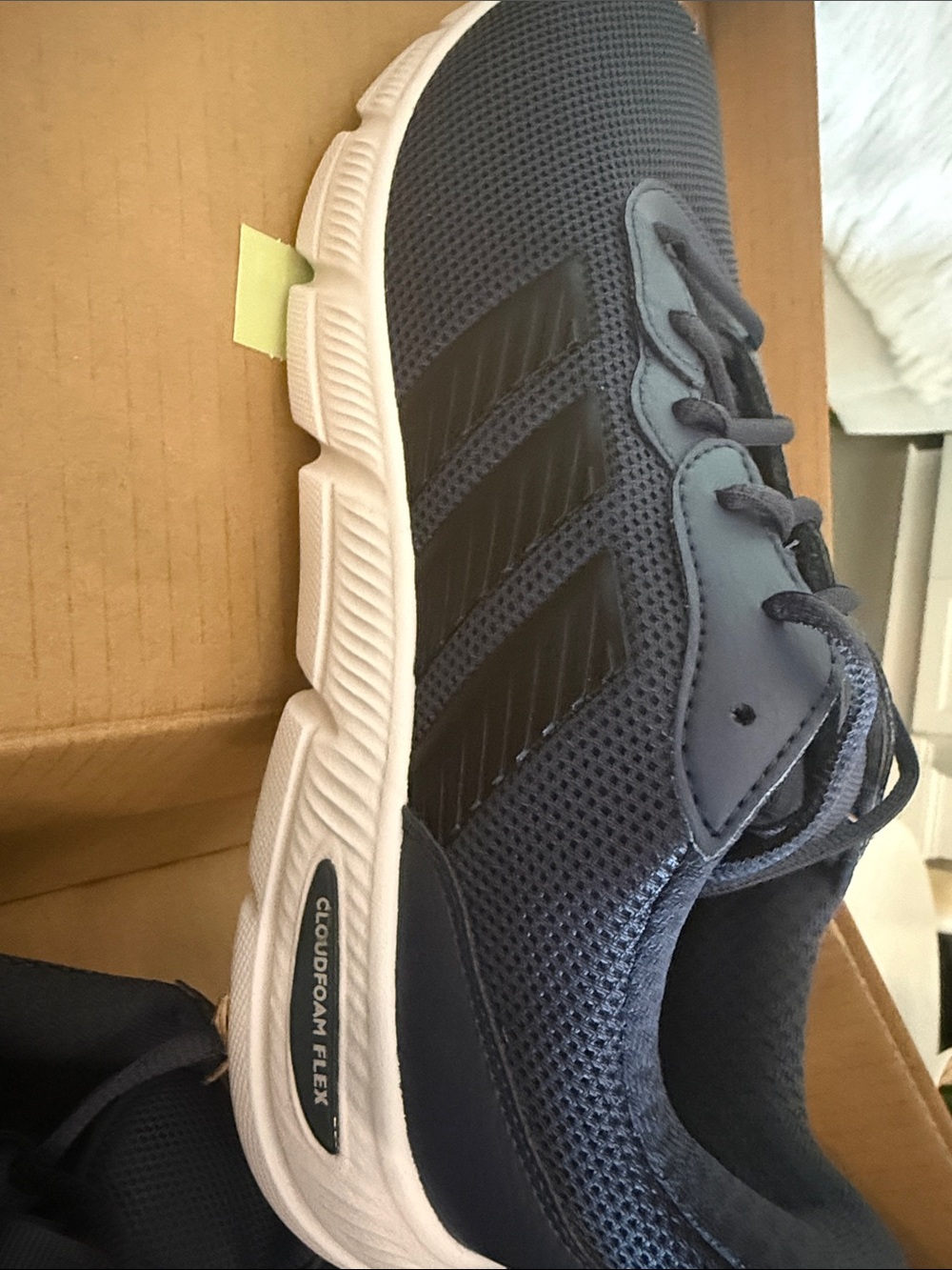 adidas Men's Navy Athletic Lace-Up Sneakers